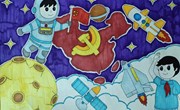 童心向党|常熟市外国语小学举行“党的光辉照我心，童心喜迎二十大”系列活动（绘画）